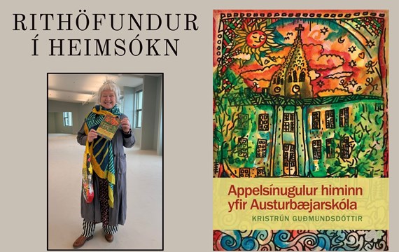 Rithöfundur í heimsókn hjá 5. bekk