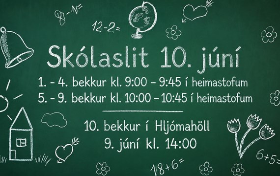 Skólaslit 2026