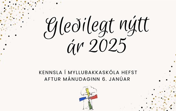 Skólinn byrjar 6. janúar
