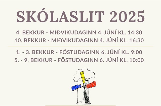 Skólaslit 2025