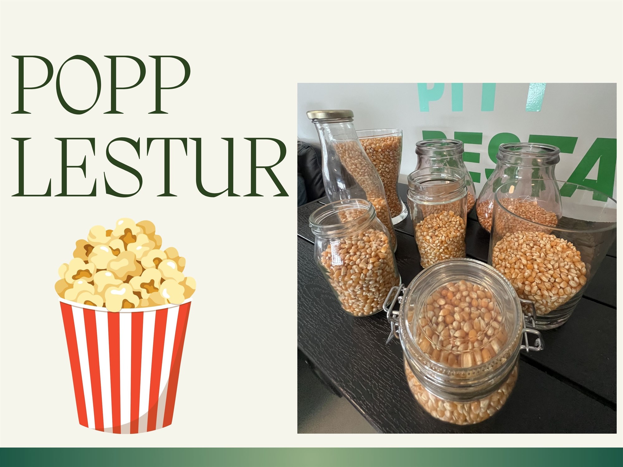 Popplestur í 1. - 7. bekk
