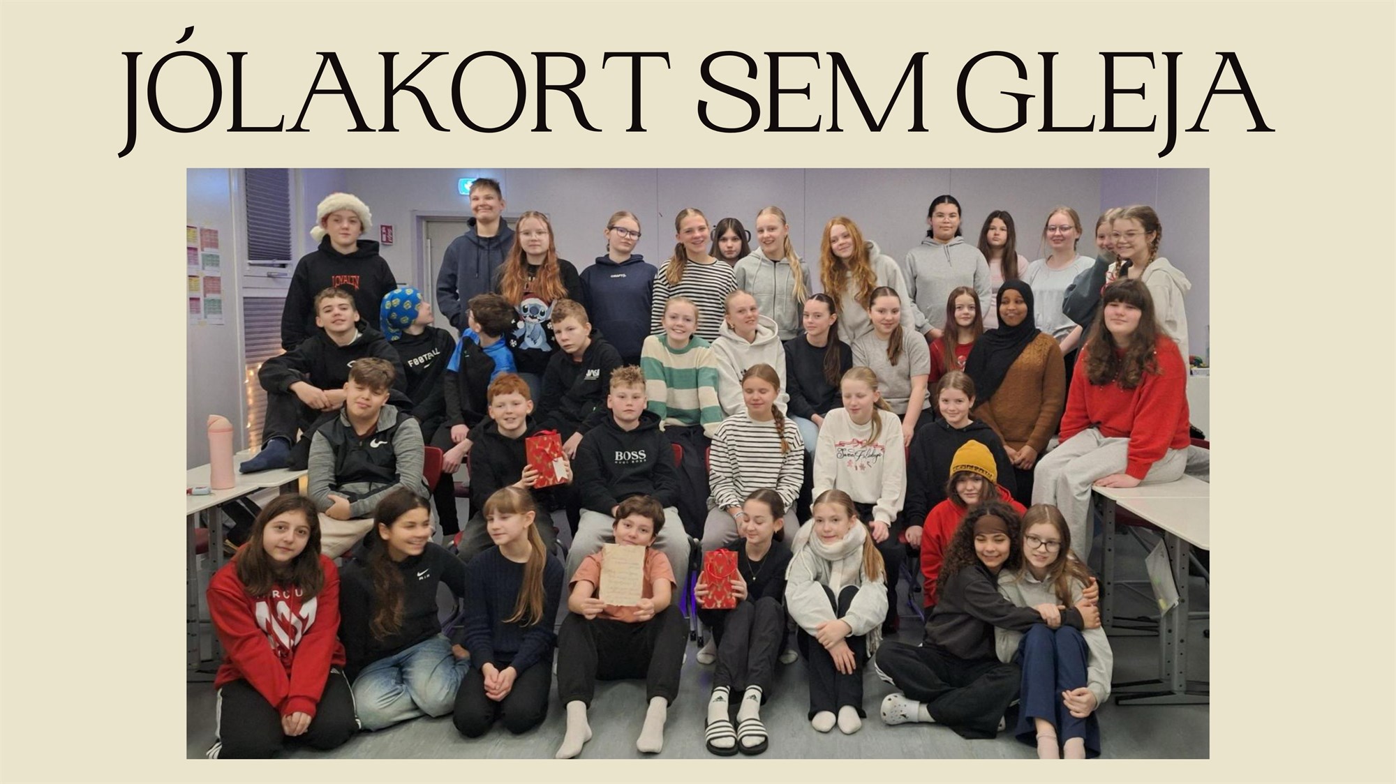 Jólakort sem gleðja granna