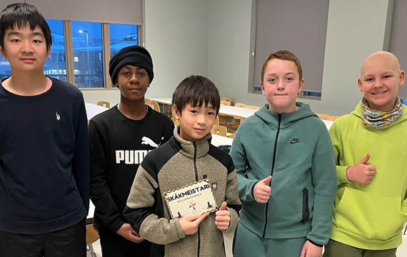 Skákmót í Myllubakkaskóla