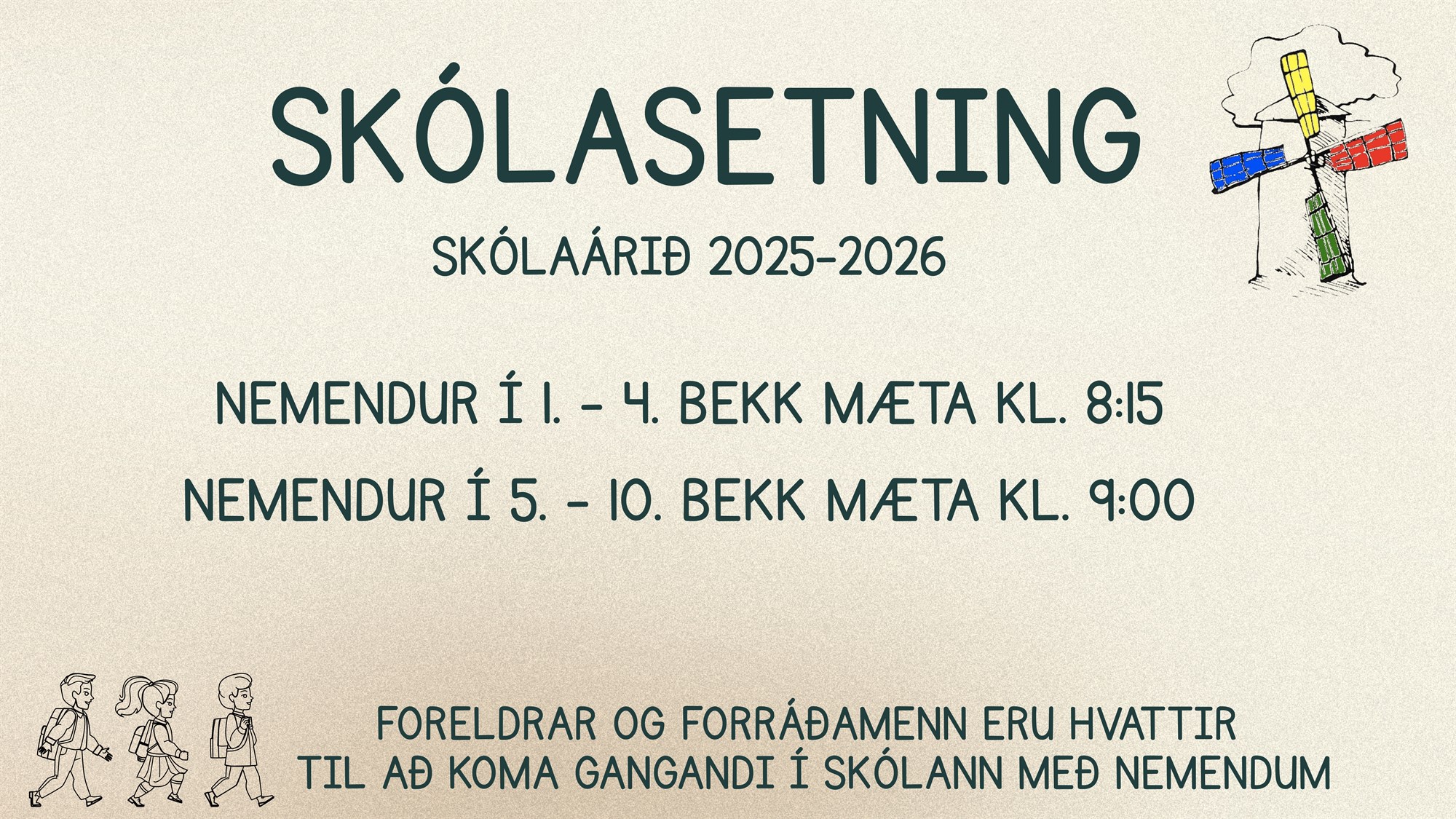 Skólasetning