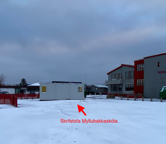 Skrifstofa skólans